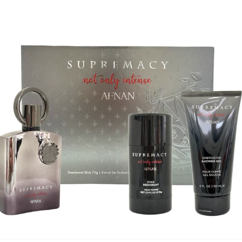 Afnan Supremacy Not Only Intense 3 Piece Gift Set - Image 2