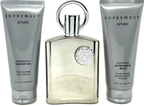 Afnan Supremacy Silver 3 Piece Gift Set - Image 2