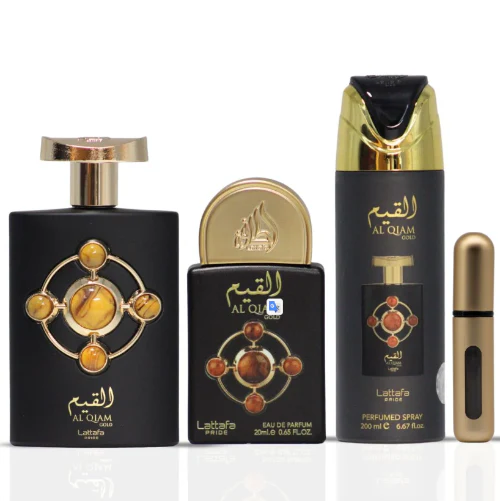Lattafa Al Qiam Gold 3 Piece Gift Set - Image 2