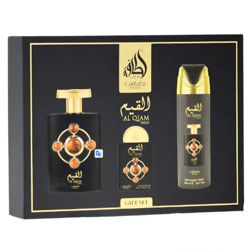 Lattafa Al Qiam Gold 3 Piece Gift Set - Image 3