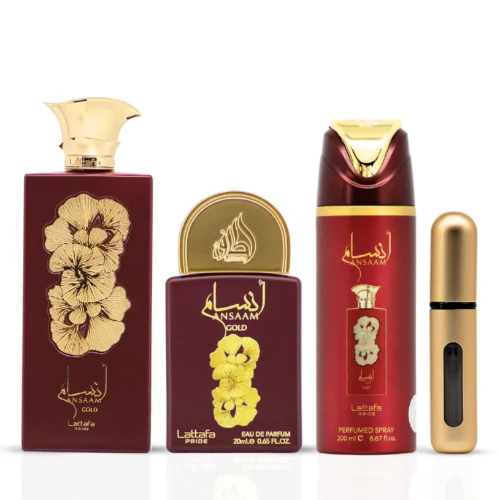 Lattafa Ansaam Gold 3 Piece Gift Set - Image 2