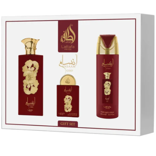Lattafa Ansaam Gold 3 Piece Gift Set - Image 3