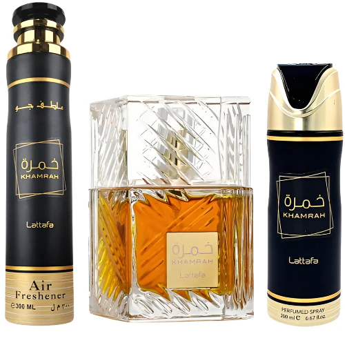 Lattafa Khamrah 3 Piece Gift Set - Image 2